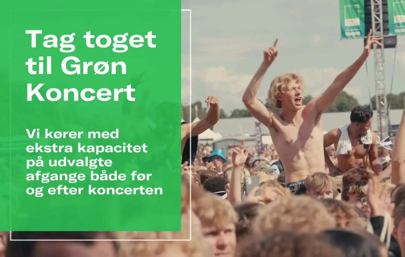Tag toget til Grøn Koncert
